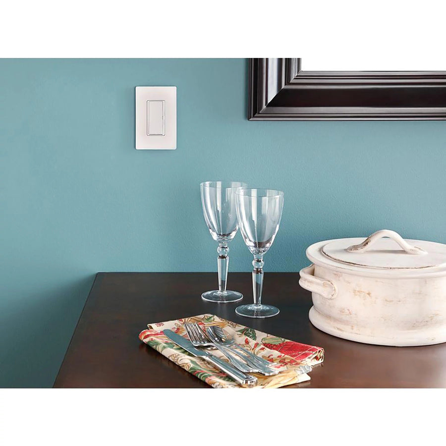 Lutron Claro Wallplate, 6-Gang, Satin Finish, Biscuit, SC-6-BI