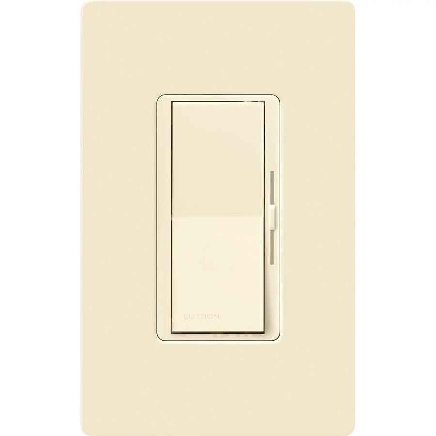 Lutron Diva LED+ Dimmer Switch, 150W LED, Single Pole/3-Way, No Neutral Required, 120V, DVCL-153PH-AL, Almond