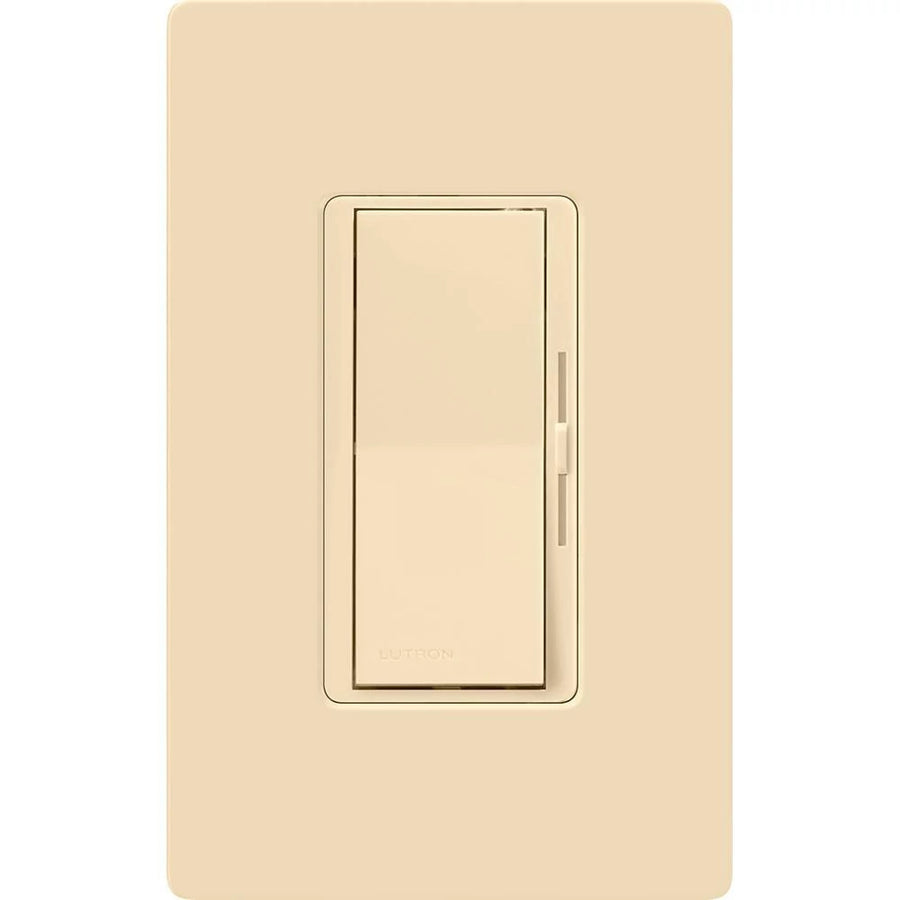 Lutron Diva LED+ Dimmer Switch, 150W LED, Single Pole/3-Way, No Neutral Required, 120V, DVCL-153P-IV, Ivory