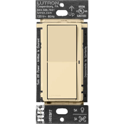 Lutron Claro Smart Switch, Caseta, Ivory, DVRF-5NS-IV