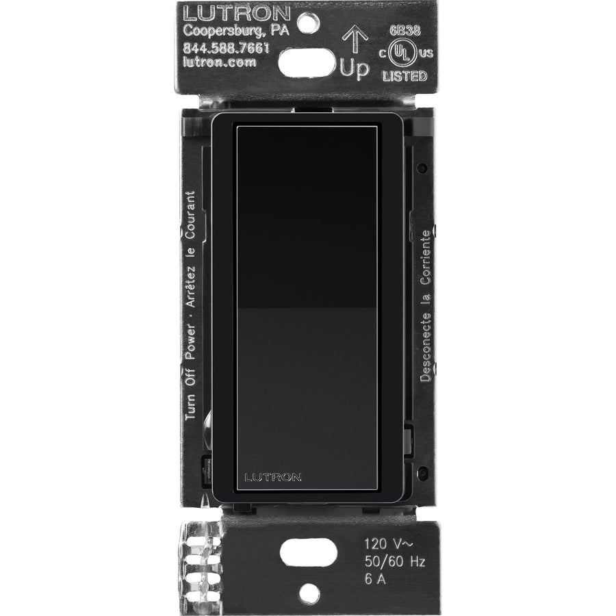 Lutron Claro Smart Accessory Switch, Black, DVRF-AS-BL