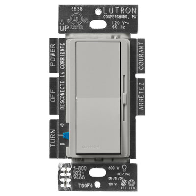 Lutron Diva LED+ Dimmer, 150W LED, Single-Pole/3-Way, Pebble, DVSCCL-153P-PB