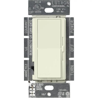 Lutron Diva LED+ Dimmer Switch, 250W LED, Single Pole/3-Way, No Neutral Required, 120V, DVSCCL-253P-BI, Biscuit