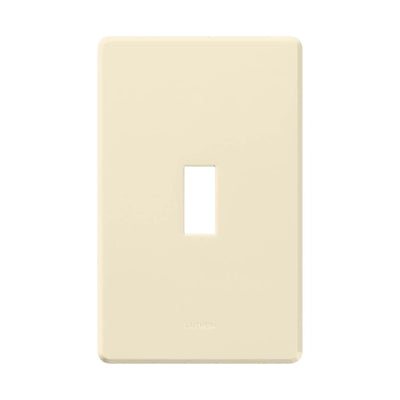 Lutron Fassada Wallplate, 1-Gang, Almond, FG-1-AL