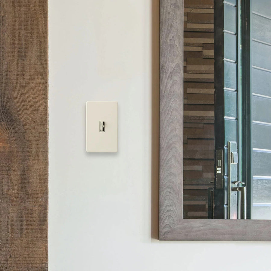 Lutron Fassada Wallplate, 1-Gang, Black, FG-1-BL
