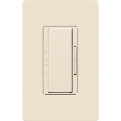 Lutron Maestro PRO LED+ Dimmer, 150W LED/600W Incandescent, Light Almond, MA-PRO-LA
