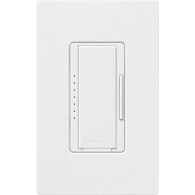 Lutron Maestro PRO LED Dimmer, 250W LED, Single-pole/Multi-location, Snow, MA-PRO-SW