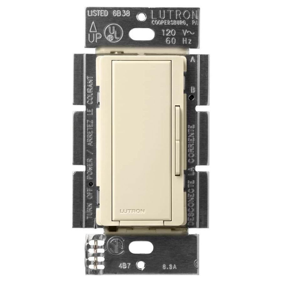 Lutron Maestro Companion Remote Dimmer, 120V, Multi-Location, Almond, MA-RH-AL