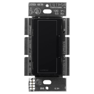 Lutron Maestro Companion Dimmer Remote, 120V, Multi-location, Black, MA-R-BL