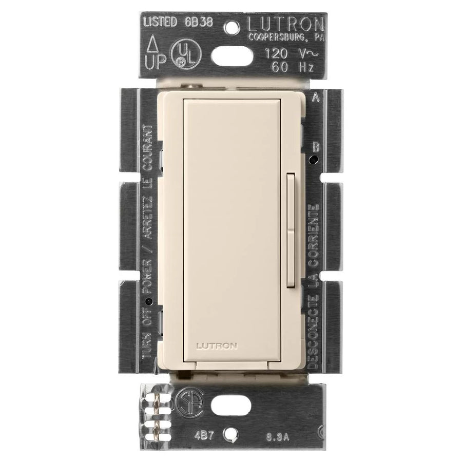 Lutron Maestro Companion Remote Dimmer, 120V, Multi-Location, Light Almond, MA-RH-LA