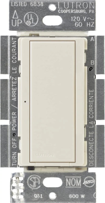Lutron Maestro 8A Switch, Multi-Location, 120V, Light Almond, MA-S8AM-LA