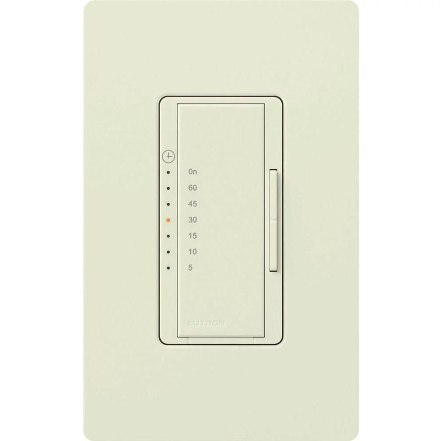Lutron Maestro Countdown Timer, 5A, 5–60 Min., 120V, Biscuit, MA-T51MN-BI