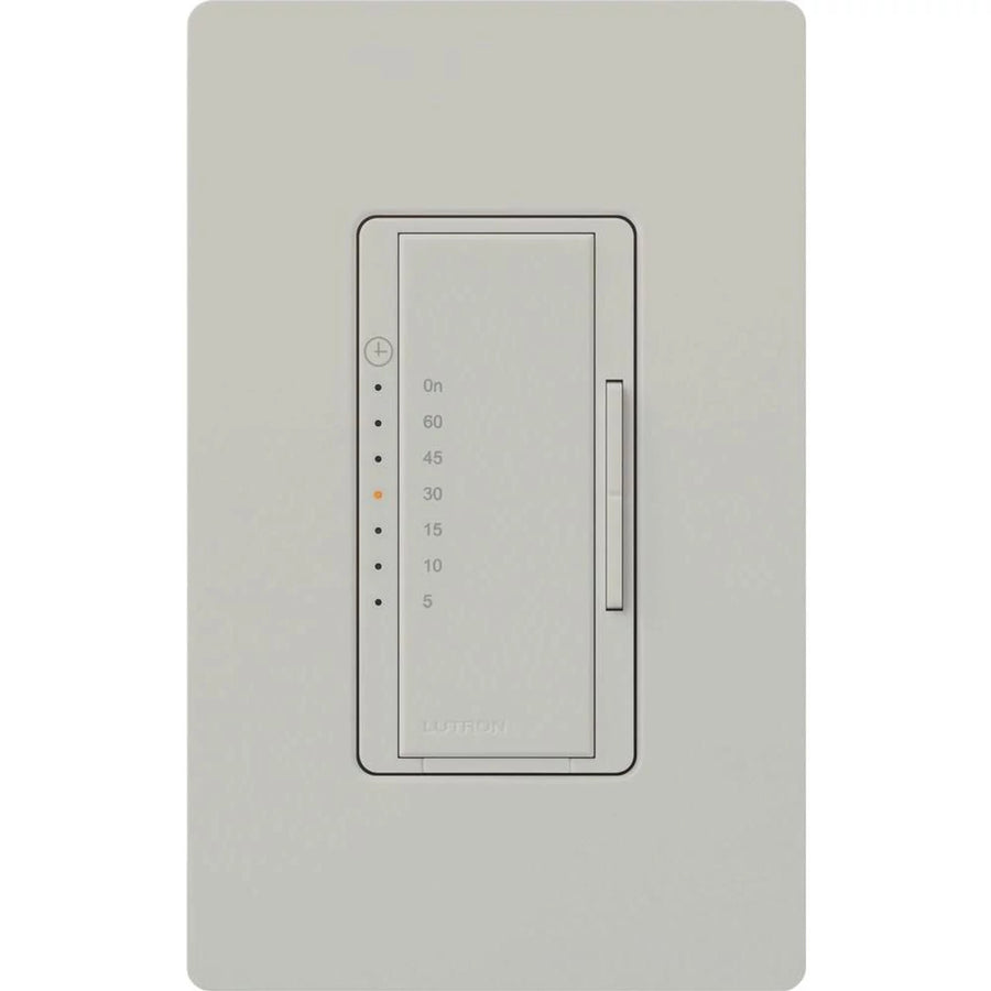 Lutron Maestro Countdown Timer, 5A, Multi-location, Neutral Required, Palladium, MA-T51MN-PD