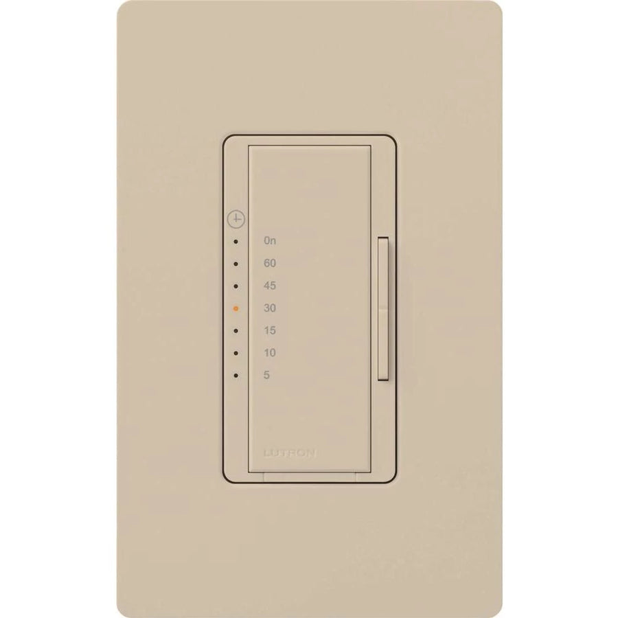 Lutron Maestro Countdown Timer, 5A, Multi-location, Neutral Required, Taupe, MA-T51MN-TP