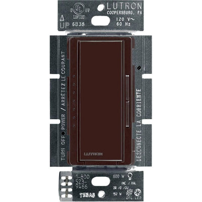 Lutron Maestro LED+ Dimmer Switch, 150W LED, Single Pole/Multi-Location, No Neutral Required,120V, MACL-153M-BR, Brown
