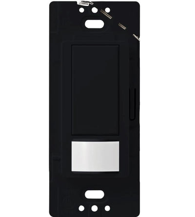 Lutron Maestro Motion Sensor Switch, Ground or Neutral Required, 2A Lighting, 120V, Single Pole, MS-OPS2-MN, Midnight