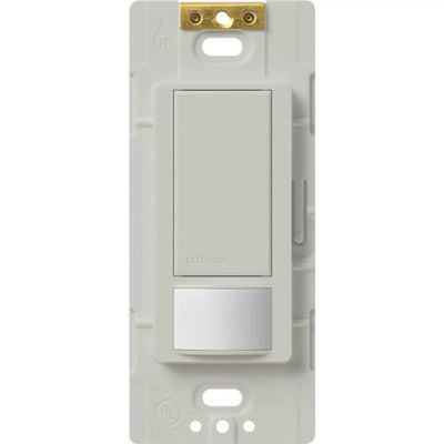 Lutron Maestro Motion Sensor Switch, 5A Light/3A Fan, 120V, Single/Multi-Location, Ground or Neutral Required, MS-OPS5M-PD, Palladium