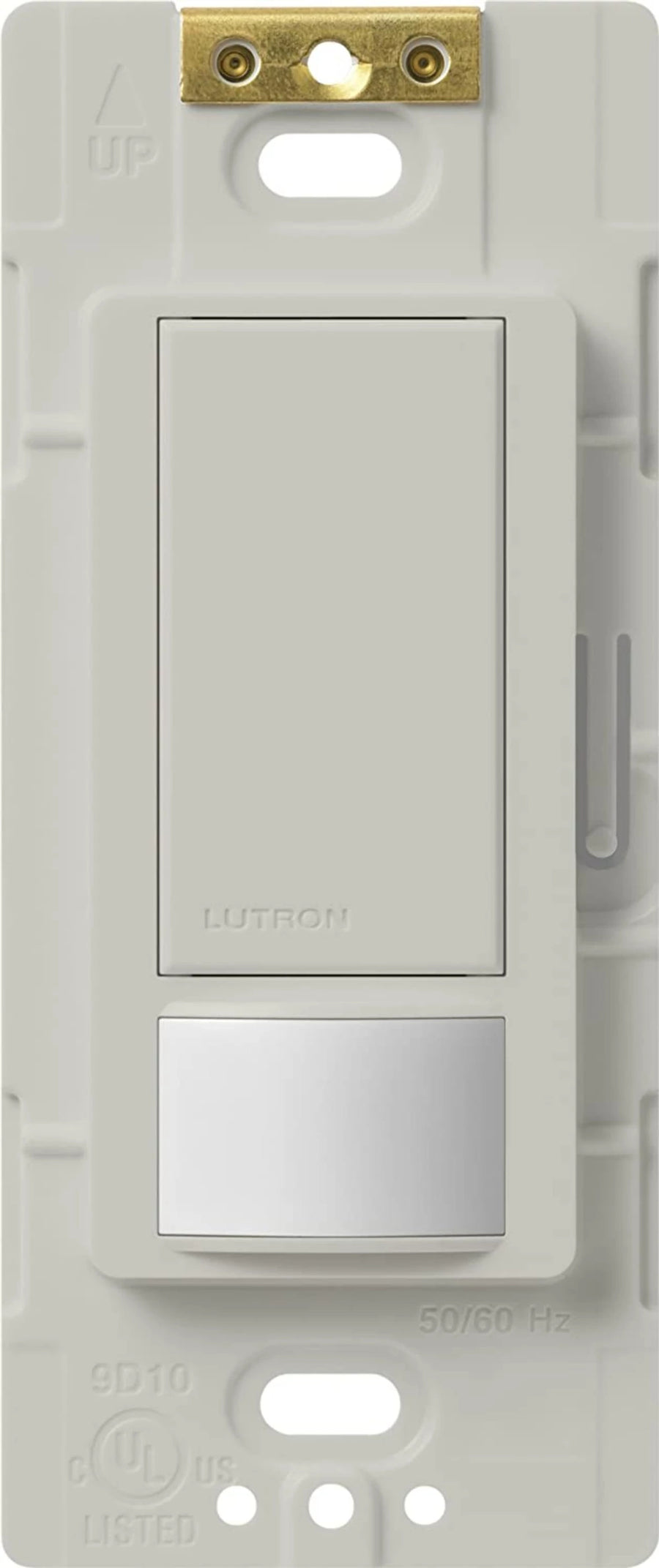 Lutron Maestro Motion Sensor Switch, Vacancy Only, Neutral Optional, 6A Light, 3A Fan, 120-277V, Single/Multi-Location, MS-OPS6M2-DV-PD, Palladium