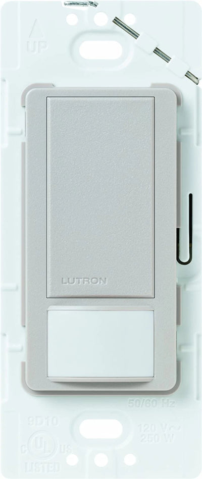 Lutron Maestro Motion Sensor Switch, Vacancy Only, Neutral Optional, 6A Light, 3A Fan, 120-277V, Single/Multi-Location, MS-OPS6M2-DV-TP, Taupe