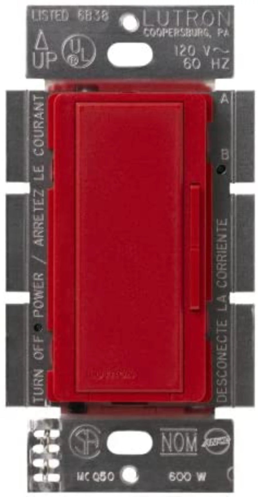 Lutron Maestro Companion Dimmer, 120V, Hot, MSC-AD-HT