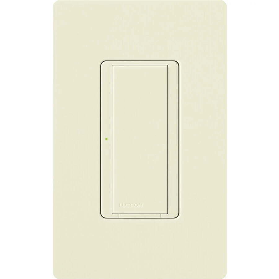 Lutron Maestro 8A Electronic Switch, 120V, Multi-Location/Single-Pole, Biscuit, MSC-S8AM-BI
