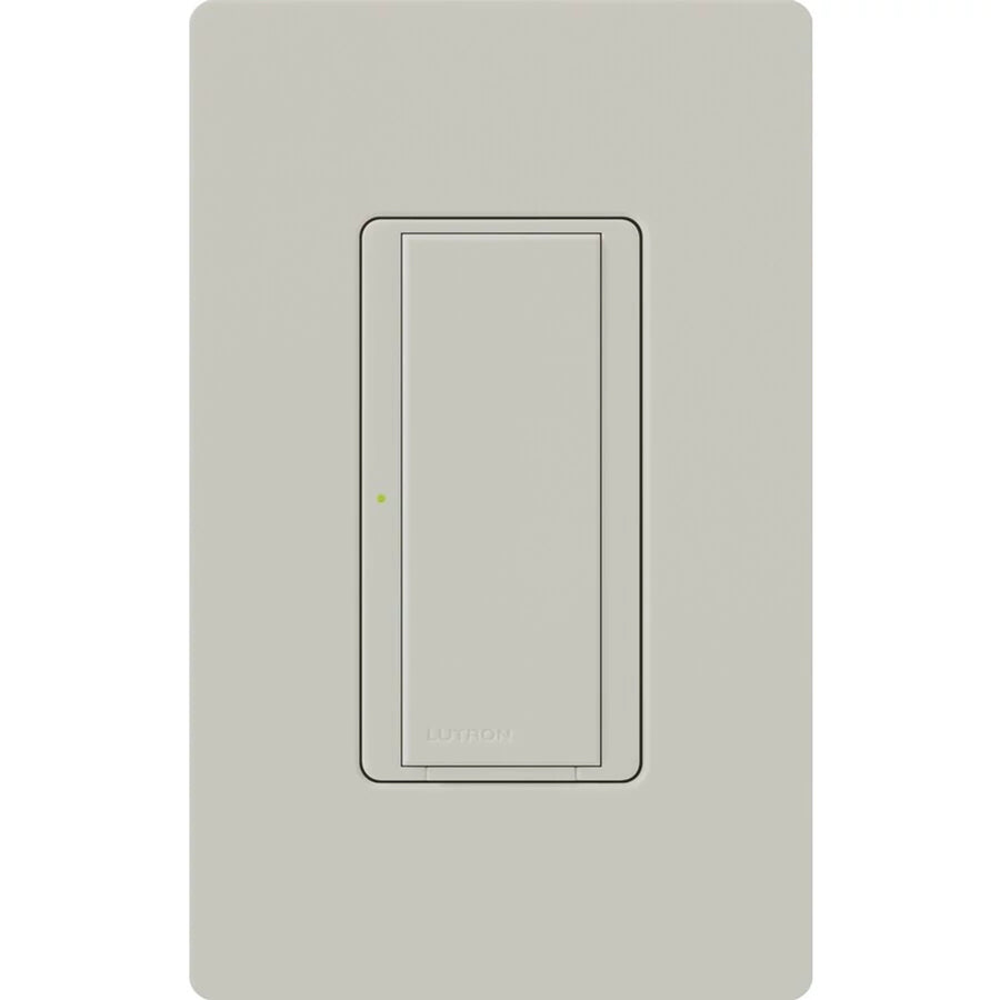 Lutron Maestro 8A Electronic Switch, 120V, Multi-Location/Single-Pole, Palladium, MSC-S8AM-PD