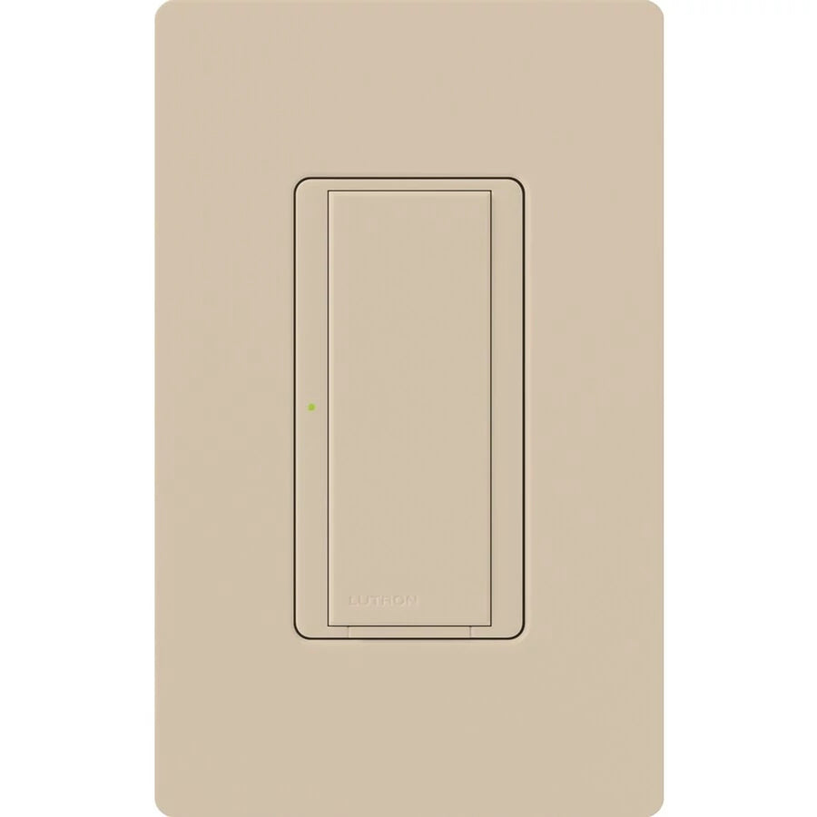Lutron Maestro 8A Electronic Switch, 120V, Multi-Location/Single-Pole, Taupe, MSC-S8AM-TP