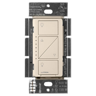 Lutron Caseta Original Smart Dimmer Switch, 150W LED, No Neutral Required, 120V, PD-6WCL-LA, Light Almond