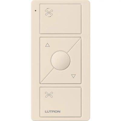 Lutron Pico Fan Speed Smart Remote, 3-Button, 434 MHz, Light Almond, PJ2-3BRL-GLA-F01