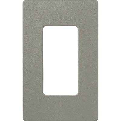 Lutron Claro Satin Wallplate, 1-Gang, Cobblestone, SC-1-CS
