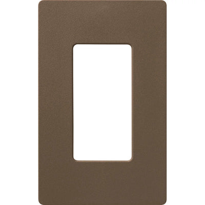 Lutron Claro Wallplate, Satin Finish, Single-Gang, Espresso, SC-1-EP