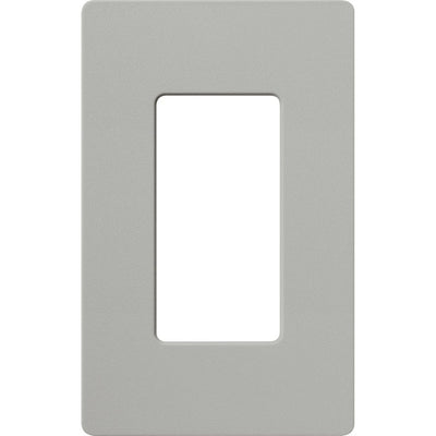 Lutron Claro Wallplate, Satin Finish, Single-Gang, Pebble, SC-1-PB
