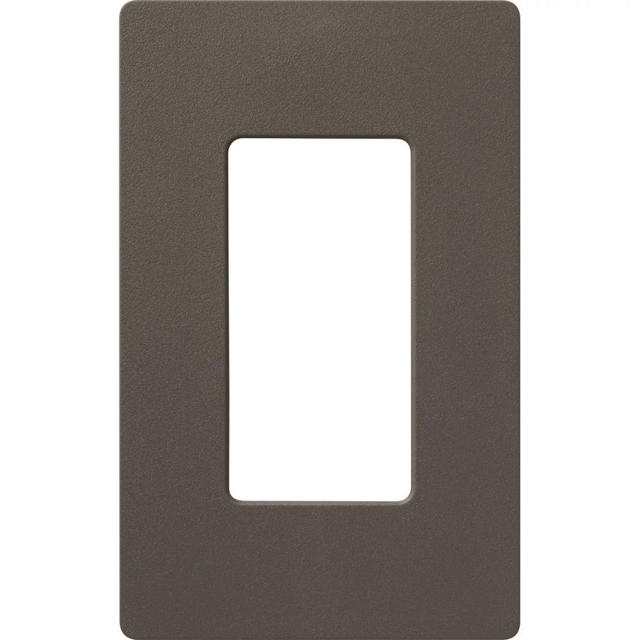 Lutron Claro Wallplate, Single-Gang, Satin Finish, Truffle, SC-1-TF