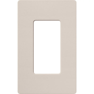 Lutron Claro Wallplate, Single-Gang, Satin Finish, Taupe, SC-1-TP