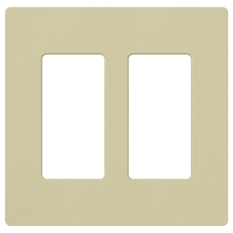 Lutron Claro Wallplate, Two-Gang, Satin Finish, Sage, SC-2-SA