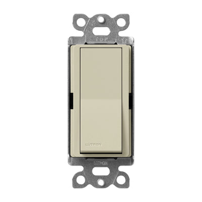 Lutron Claro 3-Way On/Off Rocker Switch, 15A, Satin, Clay, SC-3PS-CY