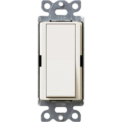 Lutron Claro 3-Way Rocker Switch with Locator Light, 15A, Biscuit, SC-3PSNL-BI