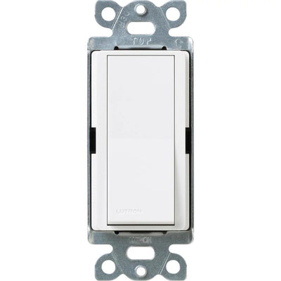 Lutron Claro 3-Way Rocker Switch with Locator Light, 15A, Snow, SC-3PSNL-SW