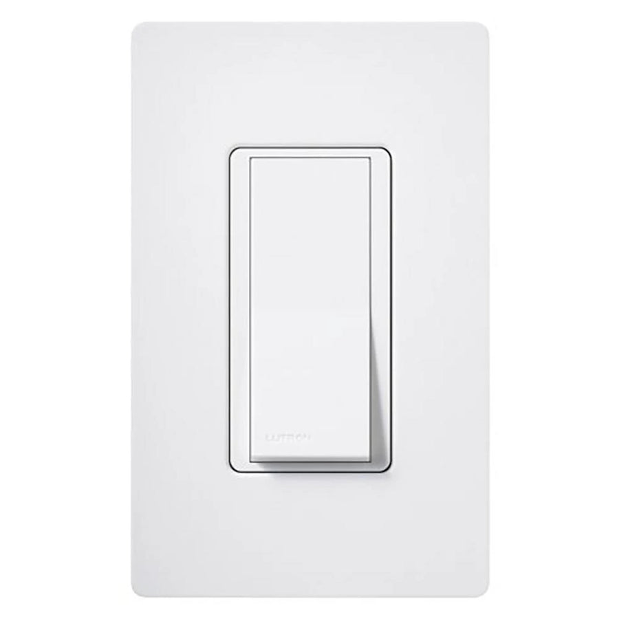 Lutron Claro 3-Way Rocker Switch with Locator Light, 15A, Snow, SC-3PSNL-SW
