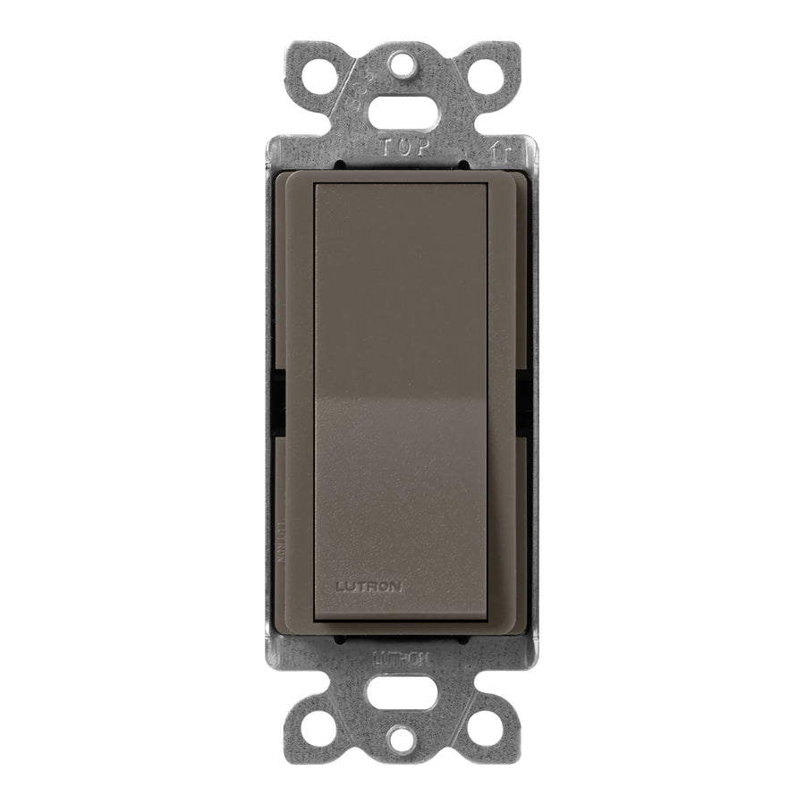 Lutron Claro 4-Way Rocker Switch, 15A, Truffle, SC-4PS-TF