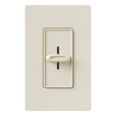 Lutron Skylark Fan Speed Control, 5A, 120V, Single Pole, Slide-to-Off, Light Almond, SFS-5E-LA
