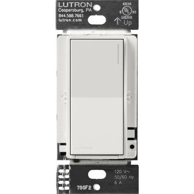 Lutron Sunnata Switch, 6A Lighting / 3A Motor, Single Pole/Multi Location, Lunar Gray, ST-6ANS-LG