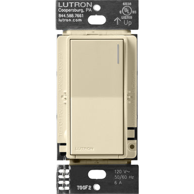 Lutron Sunnata Switch, 6A Lighting / 3A Motor, Single Pole/Multi Location, Sand, ST-6ANS-SD