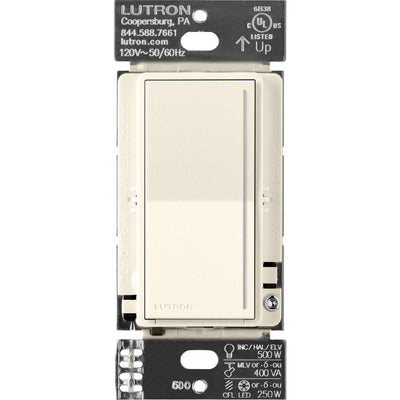 Lutron Sunnata PRO LED+ Touch Dimmer Switch, 250W LED/500W Incandescent, Phase Selectable, Biscuit, ST-PRO-N-BI