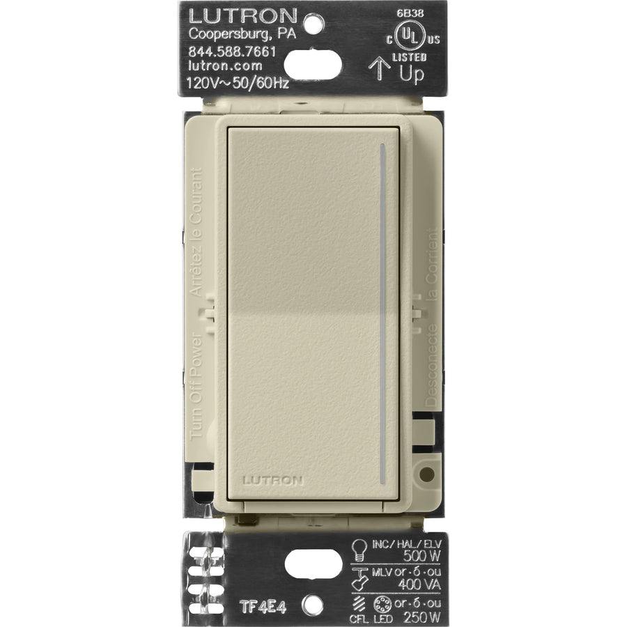 Lutron Sunnata PRO LED+ Touch Dimmer Switch, 250W LED/500W Incandescent, Phase Selectable, Clay, ST-PRO-N-CY