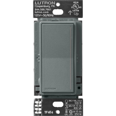 Lutron Sunnata PRO LED+ Touch Dimmer Switch, 250W LED, Phase Selectable, Slate, ST-PRO-N-SL