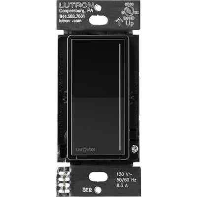 Lutron Sunnata Companion Dimmer Switch, Multi-Location, Black, ST-RD-BL