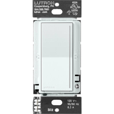 Lutron Sunnata Companion Dimmer Switch, Multi-Location Control, Glacier White, ST-RD-GL