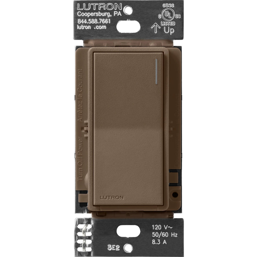 Lutron Sunnata Companion Switch, 3-Way Multi-Location, No Neutral, Espresso, ST-RS-EP