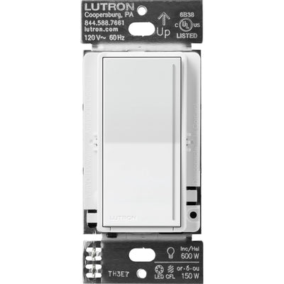 Lutron Sunnata LED+ Touch Dimmer, 150W LED/600W Incandescent, 120V, Multi-Location, White, STCL-153M-WH